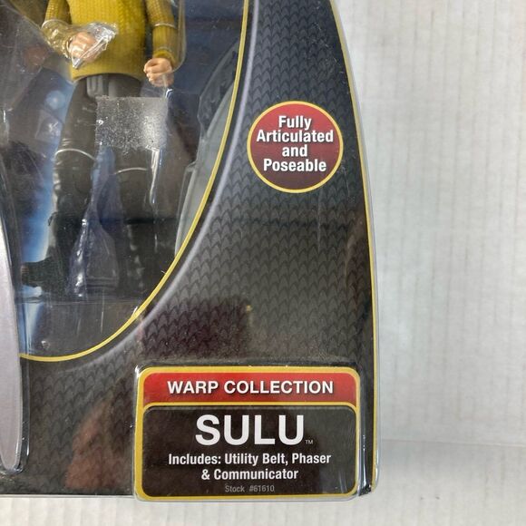 Playmates Star Trek Warp Collection Sulu Action Figure 2009 New in Package - Picture 6 of 6